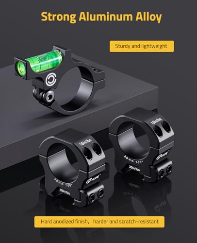 CVLIFE Scope Level, 30mm Scope Rings 1 in Ring Center Height for Tubes - image 4