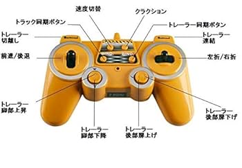 トレーラーラジコンとブルドーザーラジコンのセット トレーラーラジコンとブルドーザーラジコンのセット トレーラー