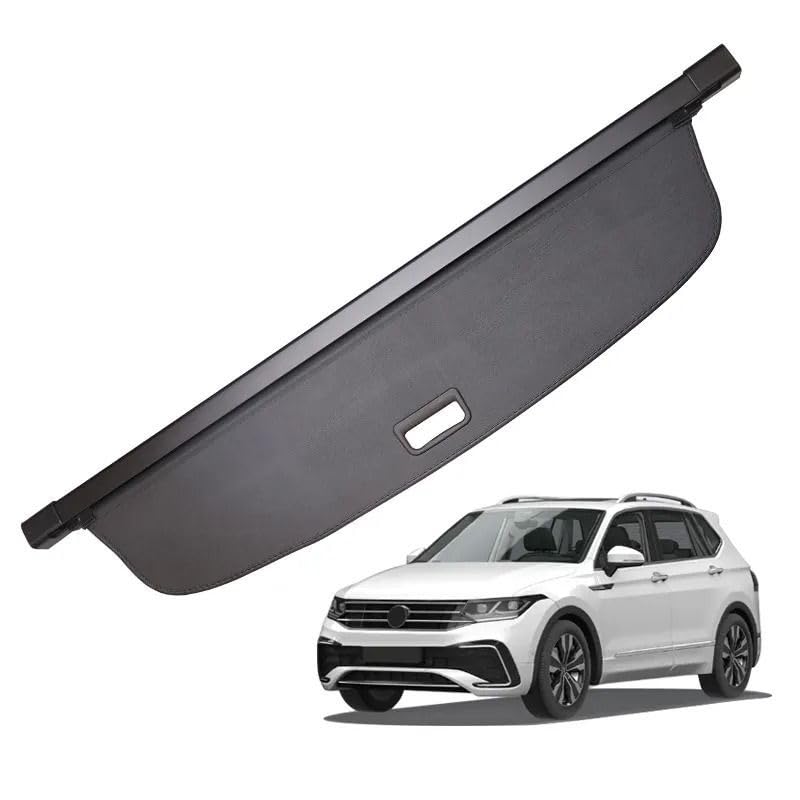 Vanit Kofferraumabdeckung passend für VW Tiguan Hutablage Laderaum Abdeckung einziehbar