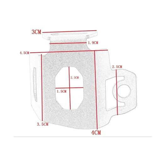 Pompe de frein arrière Z900 Z1000 couvercle protection aluminium usiné