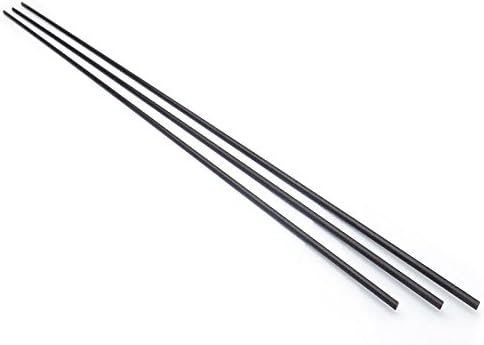 USA Quadcopters™ 3pcs 5mm Carbon Fiber Rod 500mm Length Solid Lightweight Spar Support Pultruded