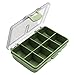 1-8 Compartments Carp Fishing Tackle Boxes System Fishing Baits Spoon Hook Storage Container Portable Fishing Box Fishing Tackle Box Organizers And Storage Small Waterproof For Adults Baits Box Small