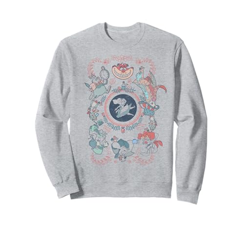 Sweatshirt Alice in Wonderland Disney style cartes à jouer pour adulte