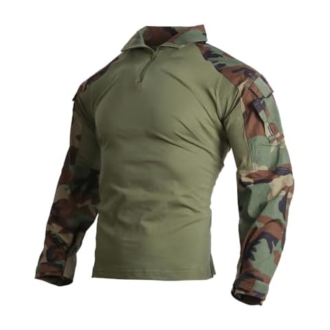 EMERSONGEAR Men's Tactical Shirt,Gen3 Airsoft Combat Army Paintball Quick Dry Long Sleeve BDU T-Shirt Top Cover