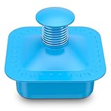 Sandwich-Ausstecher und Versiegelung, quadratisch, zum Schneiden und Versiegeln, Sandwich-Maker, krustlose Erdnussbutter und Gelee, Sandwich-Ausstechform, blau, quadratisch