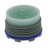Neoperl 13 0320 5 Economy Flow PCA Cache Perlator HC Aerator, Tiny Junior Size, 1.5 GPM, Green/Clear Dome, Honeycomb Screen, Laminar Stream, M18.5 x 1 Threads, Plastic, 0.561