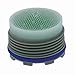 Neoperl 13 0320 5 Economy Flow PCA Cache Perlator HC Aerator, Tiny Junior Size, 1.5 GPM, Green/Clear Dome, Honeycomb Screen, Laminar Stream, M18.5 x 1 Threads, Plastic, 0.561" Height