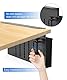 CnosDB Schreibtisch Seitenaufbewahrung, Desk Side Storage notebook laptop aufbewahrung schreibtisch Kein Bohrer Kabelmanagementfach Aus Stahl laptop halterung schreibtisch Für BüRo Zuhause