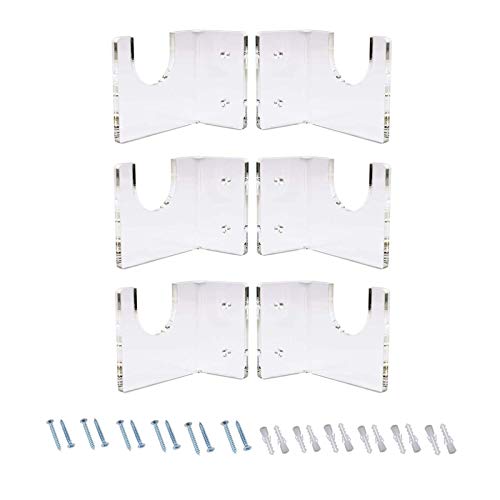 Coaste Fishing Rod Rack, Fishing Pole Wall Or Ceiling Storage Rack Holder Wall Mount for Garage, Cabin and Basement, Holds 3 Fishing Rods - Easily Installed Fishing Rod Display Stand