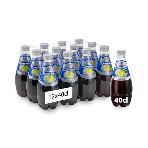 San Benedetto, Passione Italiana Chinotto, 12x400 ml, Bevanda Analcolica Tradizionale, Gusto Fresco e Frizzante, Perfetto per Ogni Occasione