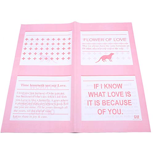 20sheets/lot Gift Wrapping Paper Roll Vintage Newspaper Flower Wrapping Love Art Kraft for Christmas Party Creative Material DUOER (Color : C)