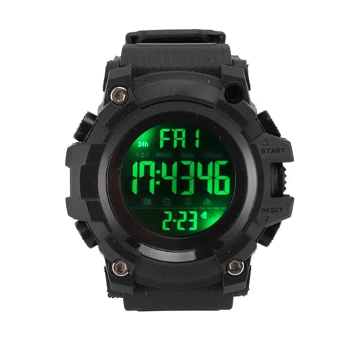 デジタルスポーツウォッチ 50m防水 電子時計