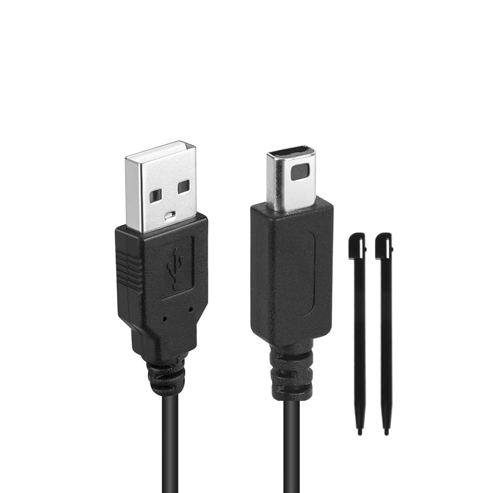 CHILDMORY Câble chargeur cordon d'alimentation avec stylet, compatible pour NDSI