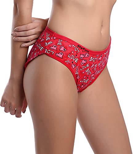 Image of StyFun Women Cotton Hipster Panties for Women Daily Use, Back and Front Coverage, Multicolor, for Size- S, M, L, XL, XXL, See Main Image to Check How Many Panty You Will Get