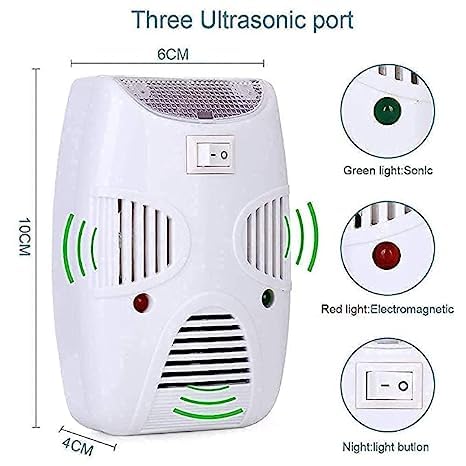 Image of Shyam Innovations Ultrasonic Rat & Rodent Pest Repeller with Covered Areas (Small)