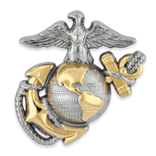 PinMart Officially Licensed U.S.M.C. Emblem/Eagle Globe & Anchor Pin - 1 Piece