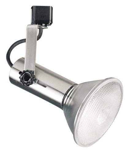 ELCO Lighting ET642N PAR/R Track Light Head 150W Brushed Nickel 120V | 150W track light head for PAR16, PAR20, PAR30, and PAR38 bulbs with universal track compatibility and brushed nickel finish.