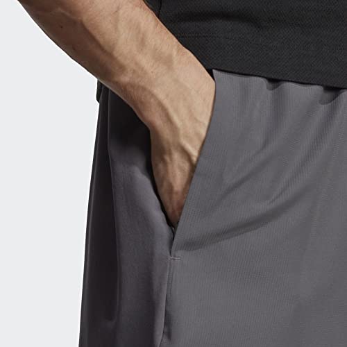 adidas Calça masculina Aeroready projetada para treinamento de movimento 4, Cinza/preto, G