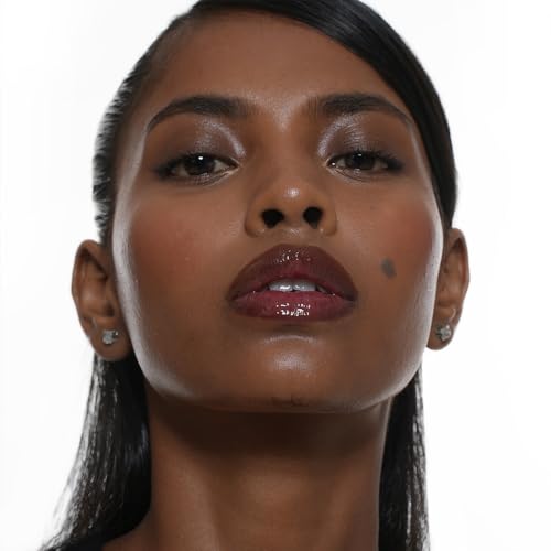 Image of FAE Beauty Peptide Lip Gloss | With Passionfruit Oil & Argireline to Smoothen, Even, and Soften Lips | Non Sticky | Hydrating | Vegan | Shade Thriving | Warm Plum Jam