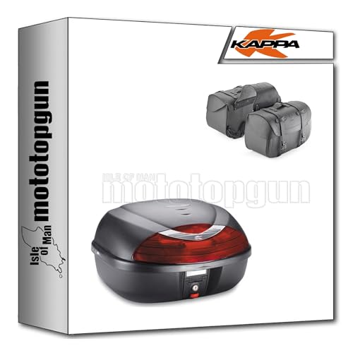 Top case Kappa K42N et sacoches KMLW01 avec supports pour Yamaha FZ6 Fazer 2004-2006