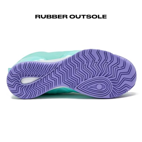 AND1 Showout Girls & Boys Basketball Shoes Kids, Boys High Top Sneakers, Youth Size 1 to 7 Kids Basketball Shoes Boys - Image 6