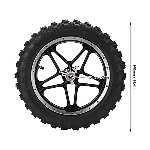 Pocket Bike Tire, Front Wheel Metal + Rubber For Bike Accessories For Front Wheel Replacement Accessories For Mini Dirt Bike For Pocket Bike #TOP5