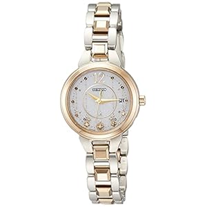 Seiko SSVW184 Women’s Wristwatch, Silver, Dial: Frozen White, Bracelet Type