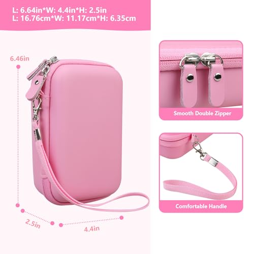 Funda para Fujifilm Instax Mini EVO cámara instantánea rosa miniatura 3