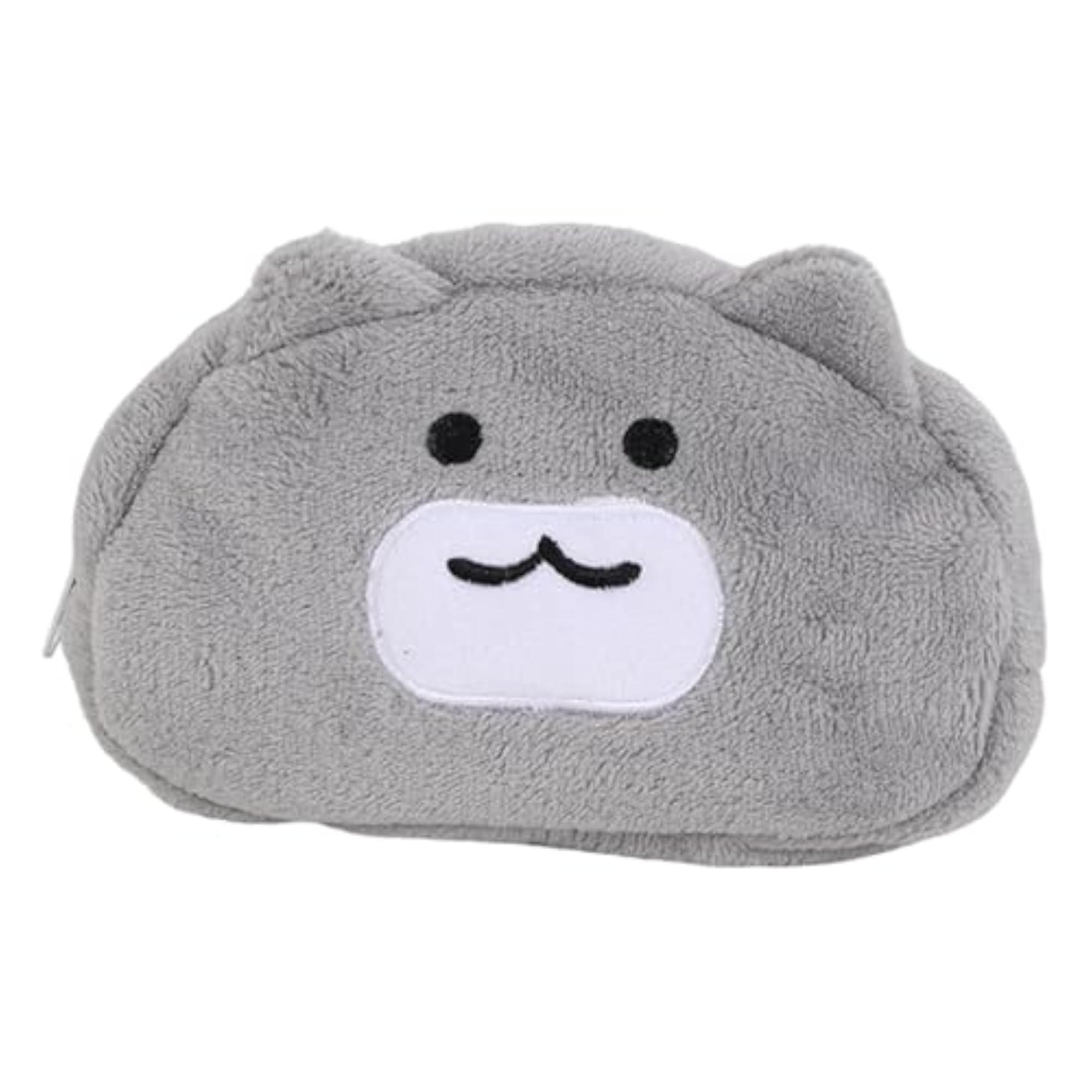 Compact Gray Storage Pouch for Festivals and School