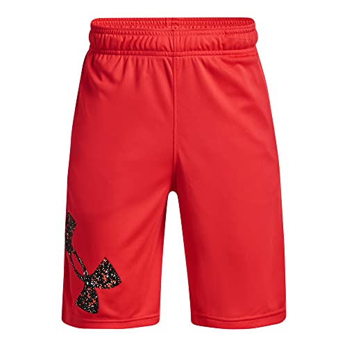 Under Armour Boys Prototype 2.0 Big Logo Shorts , (890) Radio Red / / Black , Youth Large #TOP26