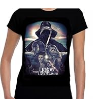 TEE FOR A REAL FAN - Everyone will know you are a fan of the classic Horror Film when you wear this T-Shirt from Wild Star Hearts. SUPER SOFT - Made from 100% black Cotton Gildan Tee. It feels soft and lightweight, with the right amount of stretch. P...