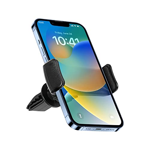 Finewish Soporte Móvil Coche Soporte Teléfono Soporte Teléfono Coche para Rejilla del Aire Ventilación con 360° Rotación Junta para Smartphone 3.5-6 Pulgadas