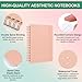 Utron 3 PCS Small Spiral Notebook 5x7, Notebooks for Note Taking, Pink Spiral Journal Notebook, Work Notebook Small Notebooks 5x7 with Strap, Cute Notebooks for Women 70 Sheets/Note Books