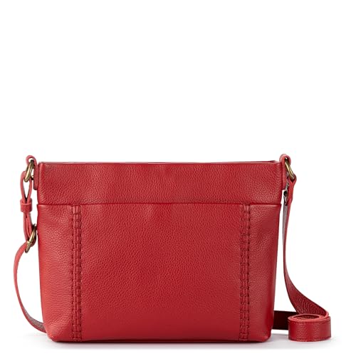 The Sak Melrose Crossbody Purse - Premium Leather Women's Handbag for Everyday & Travel - Cross Body Bag With Zipper Closure 6