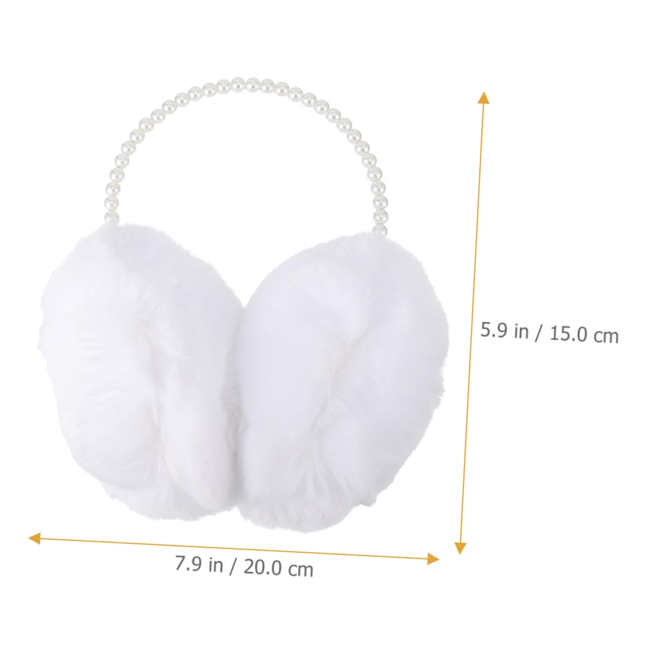 NOLITOY Cute Plush Earmuffs for Women Fleece Headband Ear Warmers Winter Ear Muffs Reusable