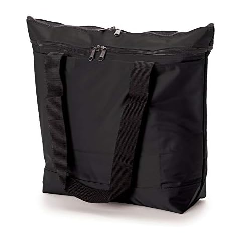 Hopkins Medical Products Nurses Tote, 70D Waterproof Fabric, Joint Commission Compliant, Reinforced Bottom, Lockable Security Zippers, 14 Inch x 4.75 Inch x 14.75 Inch, Black Cover