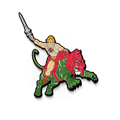 Han Cholo He-Man Battle Ready Enamel Pin with Double Rubber Clutch, Brooch Pin Badges