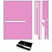 Sticker adesivo aspetto carbonio 3D Custodia per Playstation 3 Fat PS3, colore: rosa