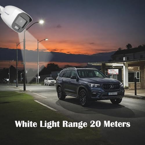 Image of Prama PT-HTD11F0E-LPFS 2MP Mini Bullet Camera,1080p Resolution, Built-in Microphone for Audio Over Coax, Smart Dual-Light (IR /White Light up to 20m), and IP66 Weather Resistance.