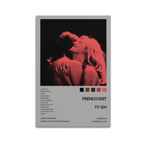 AYUBQ TV Girl Poster Album Cover Poster for Bedroom Wall Art Album Music Artistic Album Cover Poster 12x18inch(30x45cm) Unframe-style