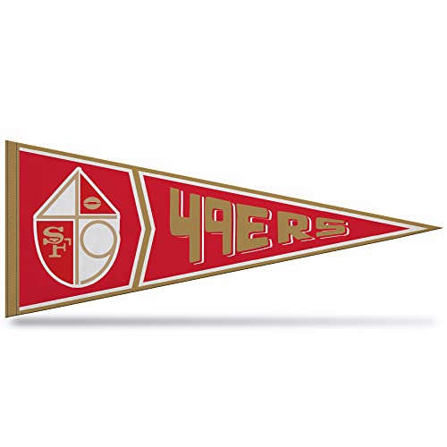 Image of Rico Industries NFL Retro - Alt 12 inch x 30 inch Felt Wall Decor Pennant - Great for Home /Bed Room /Man Cave Decor
