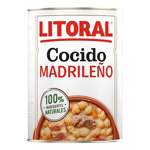 LITORAL Cocido Madrileño - Plato Preparado Sin Gluten - 425g