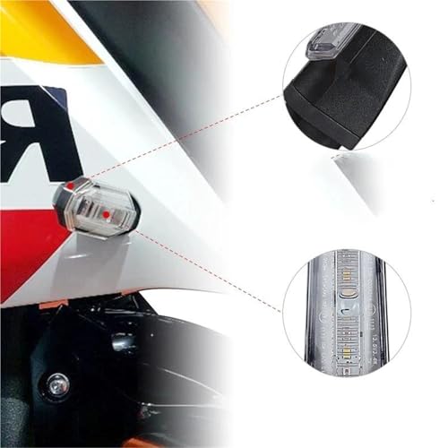 Clignotants moto ambré blanc réparez signalisation CB650 CB500X - 6