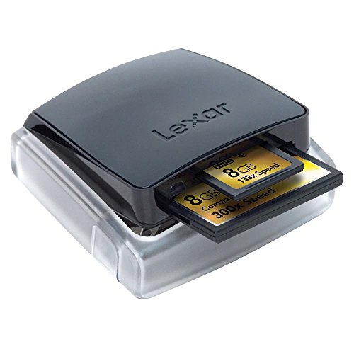 Lexar Professional - Lector de Tarjetas de Memoria (Doble Ranura, USB...