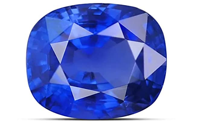 Saphir bleu naturel certifié par laboratoire | Pierre précieuse 2,25 Ratti 1,45 carat
