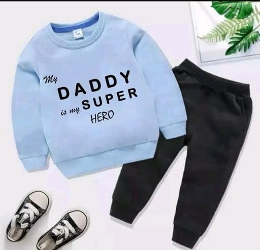 Jaganath Creations Sweatshirt and Pant Set | Cotton Printed Dress for Boys offers donot miss