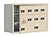 Salsbury Industries 19138-10SRC Cell Phone-Access Panel-3 Unit Recessed Mounted-Resettable Combo Locks with 8-Inch Diameter Compartments, Sandstone