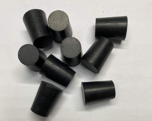 Image of Protection Force Stopper Plug for 11 /16 inch 23 /32 inch 17-18 mm Hole (Pack of 10) Tube Bottle Openning 3 /4-10 UNC 3 /4-16 UNF M20 Thread Nut Paint Masking Reusable Rubber