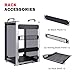 GeeekPi 8U Server Rack Cabinet, DeskPi RackMate T1 Plus,10 inch Network Rack for Servers, Network, A/V Equipment, 10.23inch/260mm Depth (Silver)