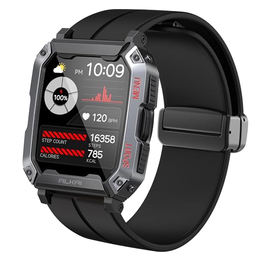 Bracelet ALKAI N27 design élégant en silicone étanche pour votre montre connectée